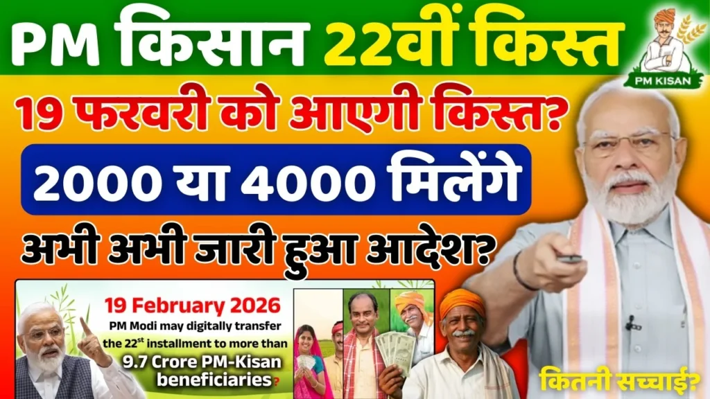 PM Kisan 22nd Installment Date 2026